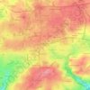 Coat ar Piquet topographic map, elevation, terrain