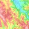 Morrocco topographic map, elevation, terrain