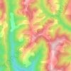 Tugjec topographic map, elevation, terrain