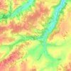 Péguignon topographic map, elevation, terrain