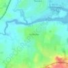 Hullbridge topographic map, elevation, terrain