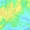 Penn Acres South topographic map, elevation, terrain