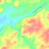 Sand Mountain topographic map, elevation, terrain