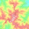 Isebania topographic map, elevation, terrain