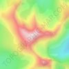 Caisteal Abhail topographic map, elevation, terrain
