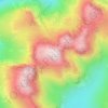 Scafell Pike topographic map, elevation, terrain