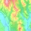 Wandle topographic map, elevation, terrain