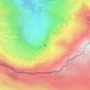 La Grande Cascade de Gavarnie topographic map, elevation, terrain