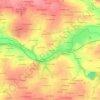 La Prioulais topographic map, elevation, terrain