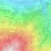 Les Granges topographic map, elevation, terrain