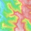 Solpérière topographic map, elevation, terrain