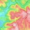 Kfar Shaul topographic map, elevation, terrain