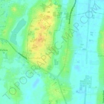 Nonghai topographic map, elevation, terrain
