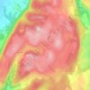 Annoisin topographic map, elevation, terrain