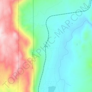 Scotts topographic map, elevation, terrain