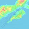 Ambon topographic map, elevation, terrain