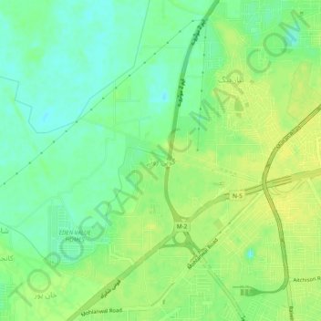 Gopi Rai topographic map, elevation, terrain