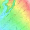 la Ravine des Cabris topographic map, elevation, terrain