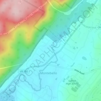 Kings Gate Park topographic map, elevation, terrain