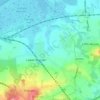 Gore Green topographic map, elevation, terrain