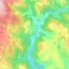 Les Faisses topographic map, elevation, terrain