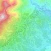 Oro topographic map, elevation, terrain