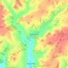 Dane End topographic map, elevation, terrain