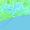 Felpham topographic map, elevation, terrain