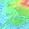 Rhyd topographic map, elevation, terrain