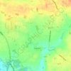 Northacre topographic map, elevation, terrain