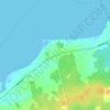 Brule Corner topographic map, elevation, terrain
