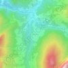 Le Grand Chenevey topographic map, elevation, terrain