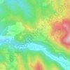 Cominac topographic map, elevation, terrain