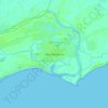 Maroantsetra topographic map, elevation, terrain