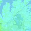 Powhatan Place topographic map, elevation, terrain