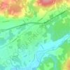 Valley Cross Roads topographic map, elevation, terrain