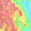 Jouannes topographic map, elevation, terrain