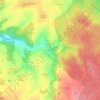 Le Pont Evra topographic map, elevation, terrain