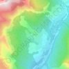 La Combe topographic map, elevation, terrain