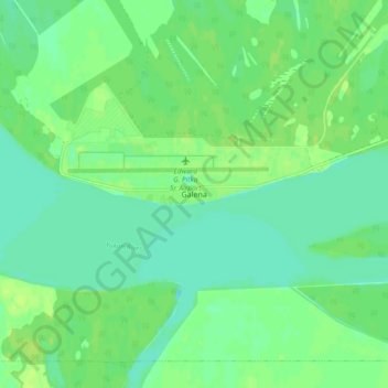 Galena topographic map, elevation, terrain