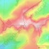 Pic de Madrès topographic map, elevation, terrain