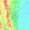 Bourne topographic map, elevation, terrain