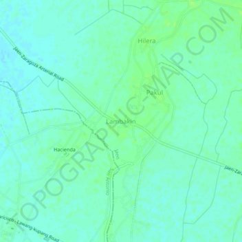 Lambakin topographic map, elevation, terrain