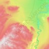 Northern Lights topographic map, elevation, terrain