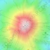 Taranaki Maunga topographic map, elevation, terrain