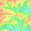 Hawkhurst topographic map, elevation, terrain