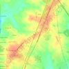 Stilton topographic map, elevation, terrain
