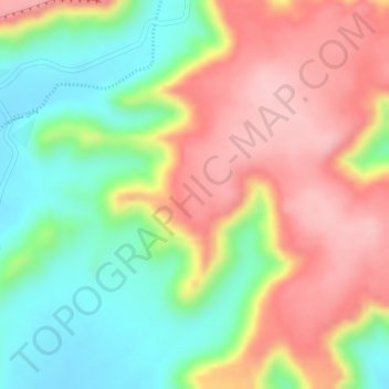تهامة topographic map, elevation, terrain