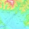 Drama topographic map, elevation, terrain