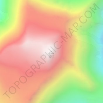 Mount Steele topographic map, elevation, terrain